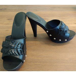 Custom made in Italy, Size 11 Platform Black